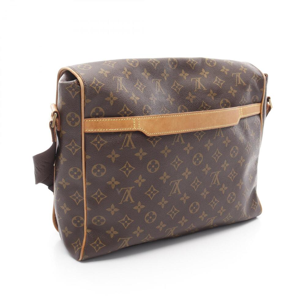 Louis Vuitton Abesses Shoulder Bag Canvas Leather Monogram Brown